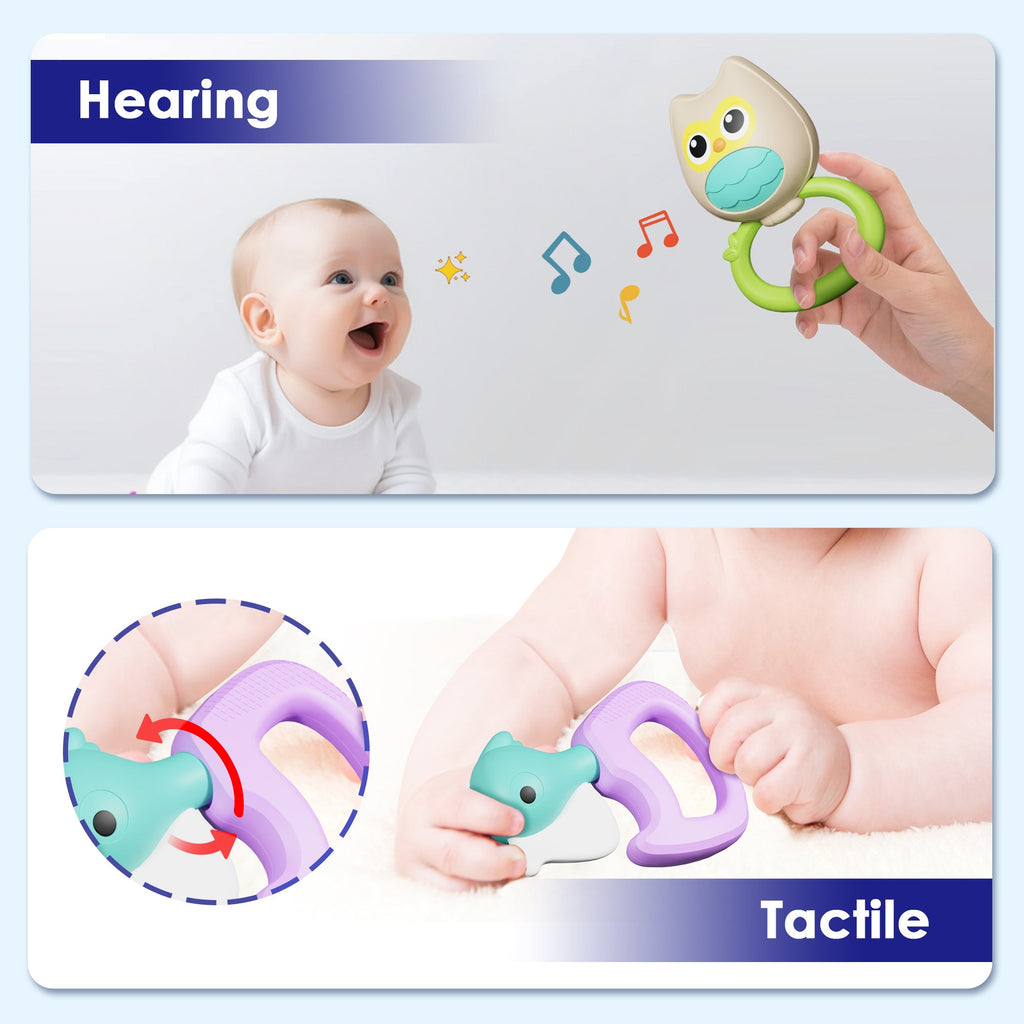 Baby Teething Rattle Toys