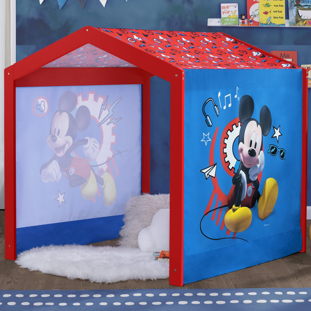 Mickey Mouse Indoor Playhouse with Fabric Tent
