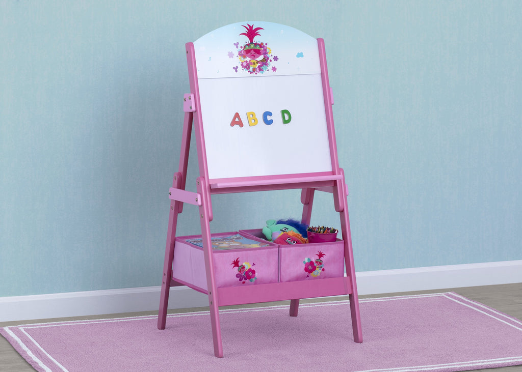 Trolls World of Tour Wooden Activity Easel with Storage