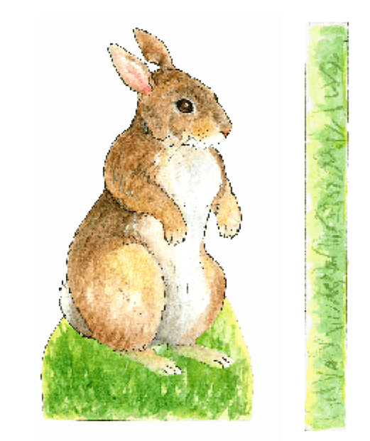 Bunny Rabbit Paper Doll Kit