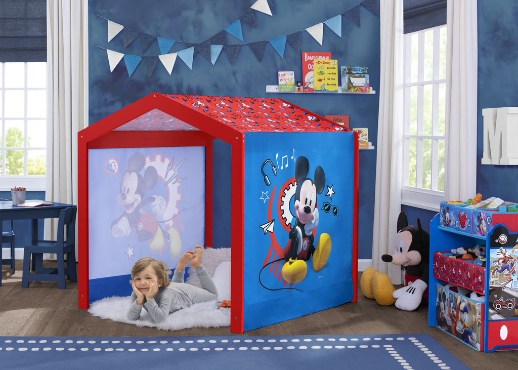 Mickey Mouse Indoor Playhouse with Fabric Tent